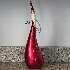 VTG Pier 1 “Mercury Glass” Santa